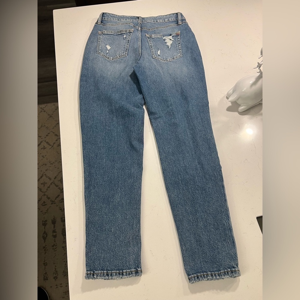 edgely™ High Rise Studded 90s Taper Ankle Jeana size 8 - Picture 8 of 8